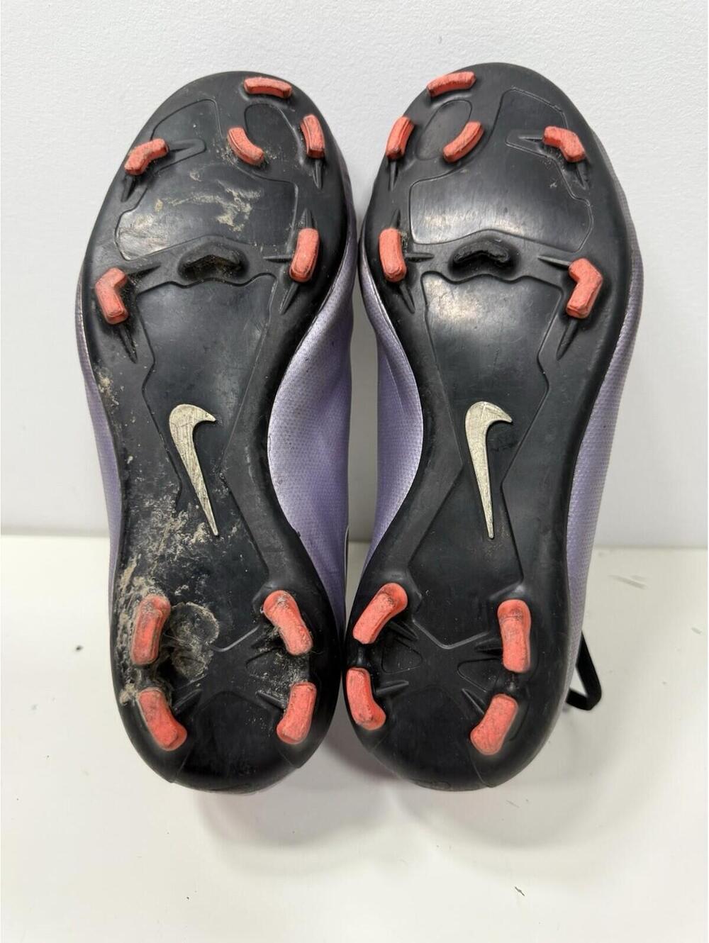 Nike Mercurial Victory Youth Soccer Cleats Black Purple (651642-580) Size 2.5Y - Picture 6 of 6